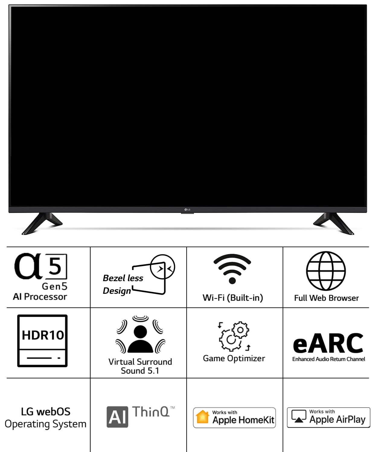 LG 80 cm (32 inches) HD Ready Smart LED TV 32LQ643BPTA (Black)