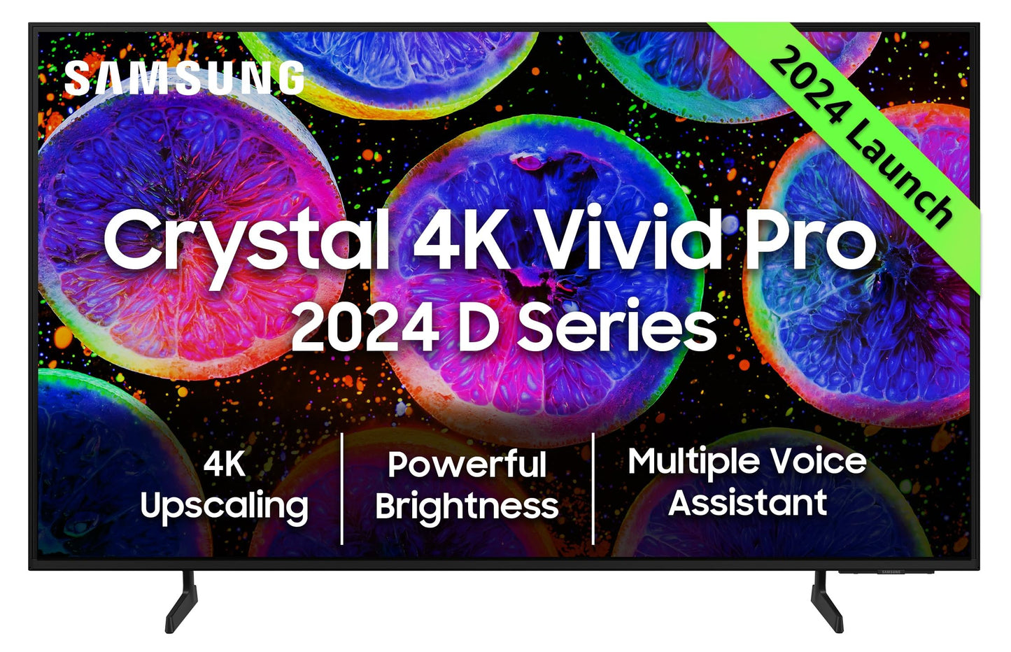 Samsung 108 cm (43 inches) D Series Crystal 4K Vivid Pro Ultra HD Smart LED TV UA43DUE77AKLXL (Black)